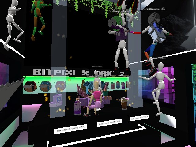 Watching Kanye Concert live at the Bitpixi come join the fun