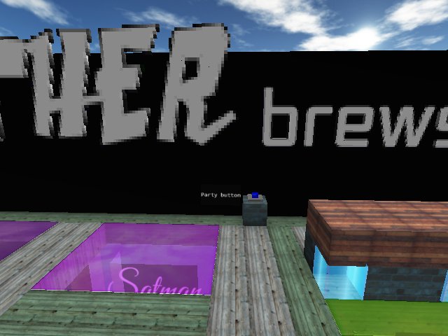 Make sure to hit the party button on the roof party deck, if you stop by. All credit to @devil for the amazing build!