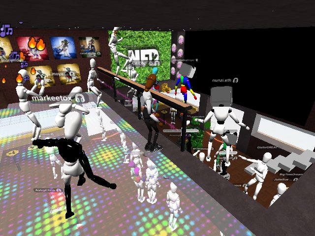 Let's party!!! 
Great music, giveaways and making frens!