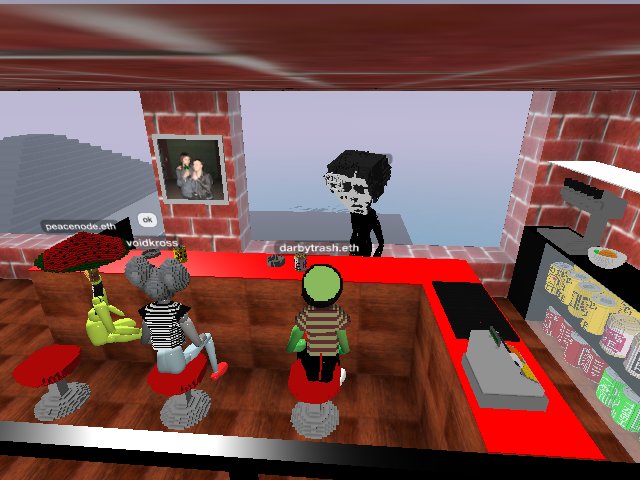 chilling at the bar w/ my frends