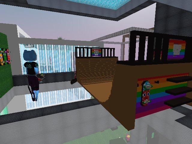 Indoor mini ramp!