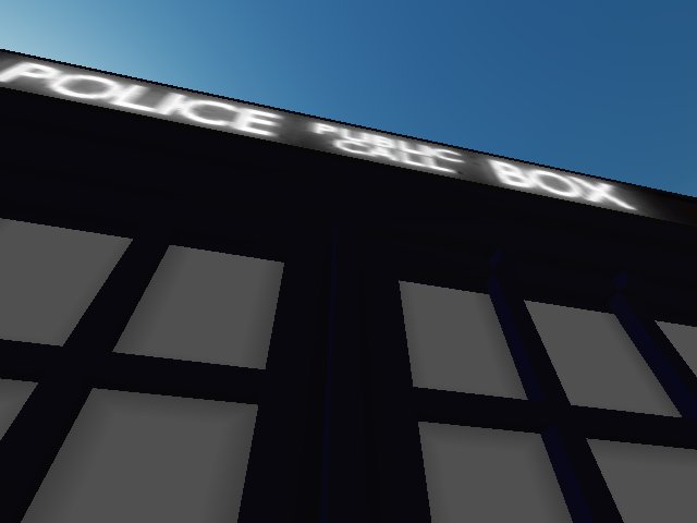 Dr Who giant Call Box