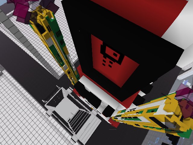 The Temple of Thades, displaying the Descendants, 360 abstract minimalist works...
