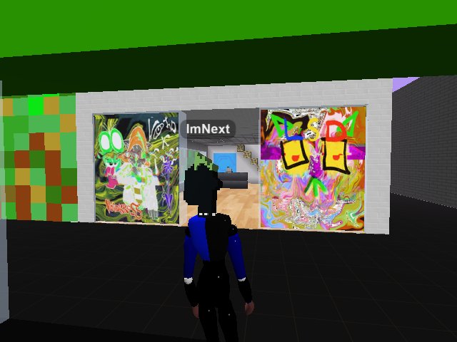 Voidkross art spotted in the metaverse