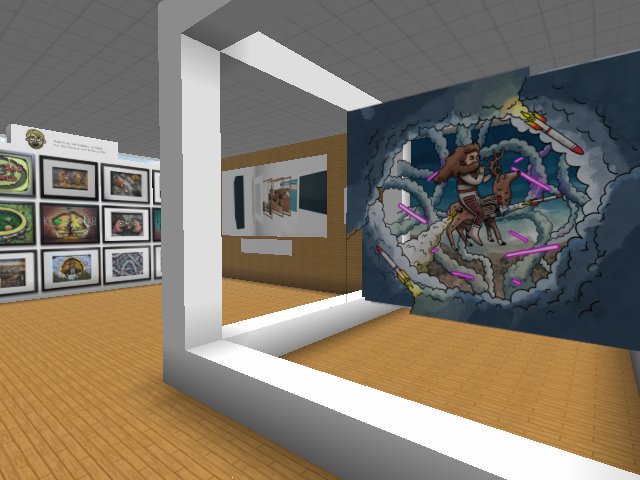 A little exhibit of my 3D-Cel work, feat a brand new piece inspired by "Gentleman Broncos"