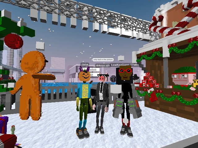 having some hot choclate at the gingertrap house