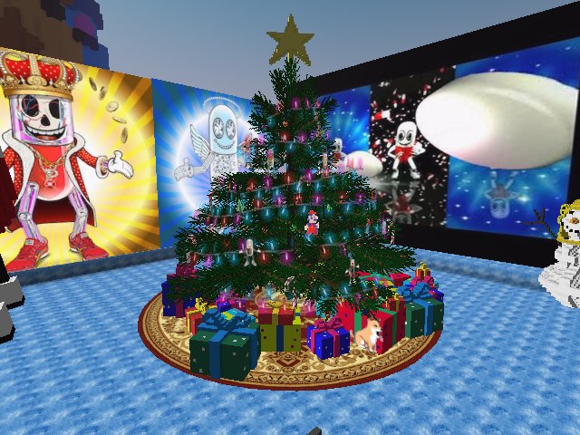 Come see the Highest Resolution Christmas tree in this Metaverse. over 150 32x32x32 VOX files.
