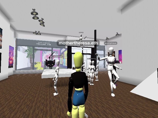 LIVE TWITCH STREAM IN PHYSICAL GALLERY