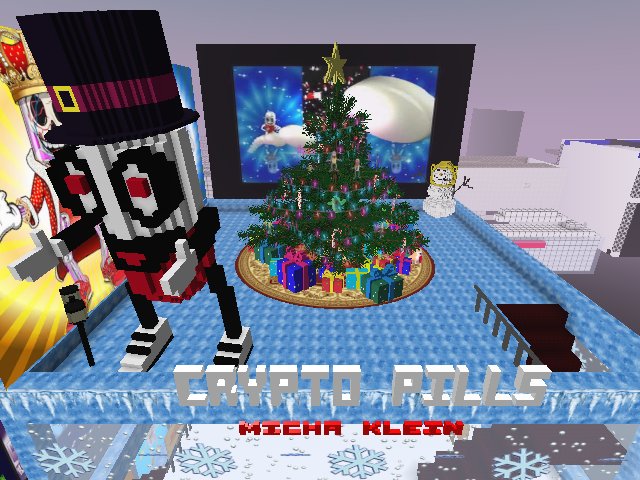 Check out the Highest Resolution Christmas  tree in all of Crypto Voxels !!!!!!