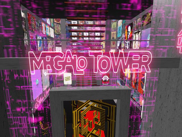 Setting up new Neon lights on the MegaloTower:P