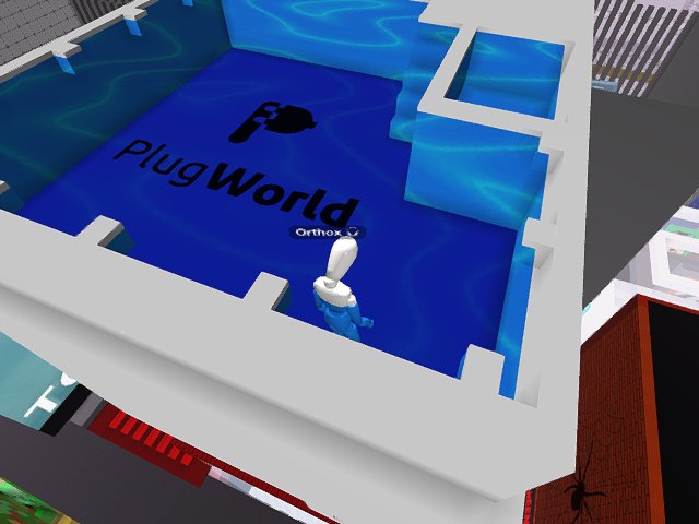 Plug World rocks! I'm on the top floor of the Blockchain Boutique!