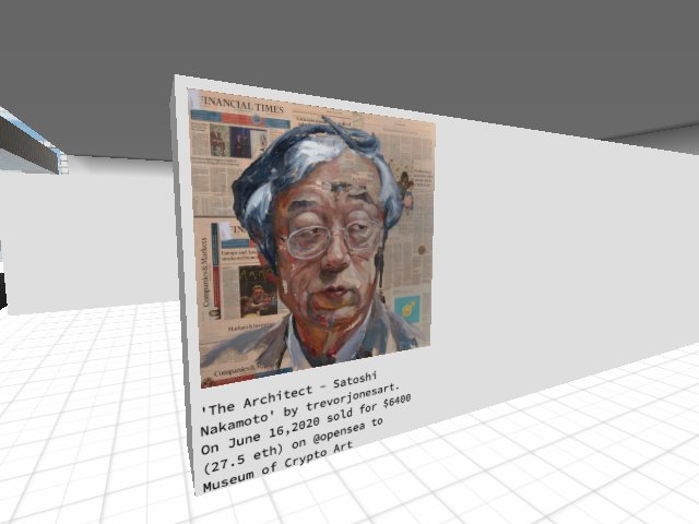 Top cryptoart sale of the day is 'The Architect - Satoshi Nakamoto' by Trevor Jones. Sold for $6400 (27.5 eth) on openSea to Museum Of CryptoArt