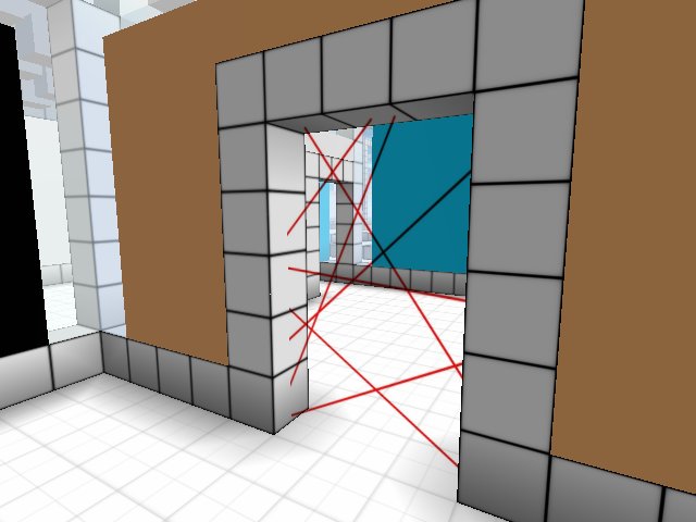 damn... a laserbeam protected doorway!
