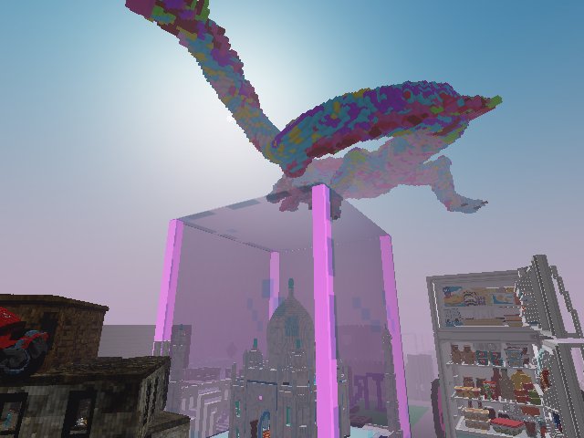 Dragon' around CV this evening