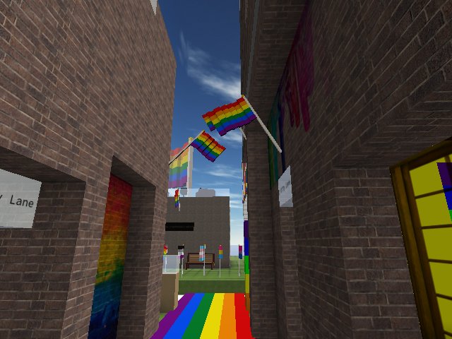adding some rainbow wall textures :)