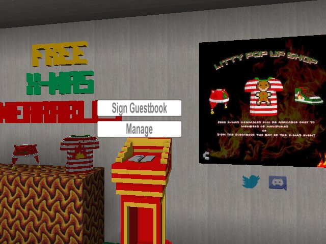 FREE X-MAS WEARABLE ??? JOIN OUR DISCORD OR SIGN OUR GUESTBOOK !!