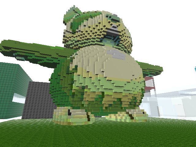 massive green bear