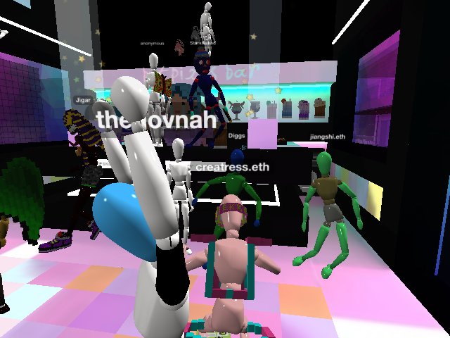 The whole gang is getting down in here!