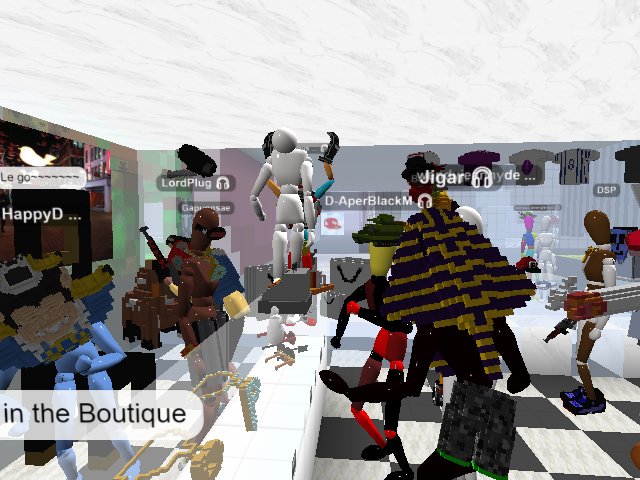 late night party in the boutique