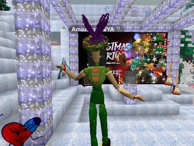 dancing to @gingerbread man singing songs!!! woohoo