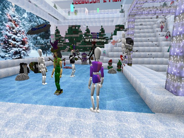 walking in with my cryptovoxel NFdaddys & Pill man swag