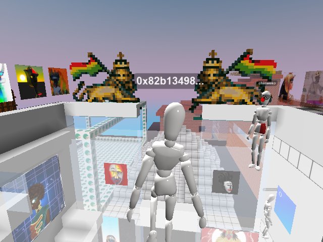 Grand opening of the African Museum of the Metaverse - Cryptovoxels location!