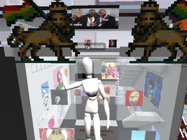 Grand opening of the African Museum of the Metaverse! - Cryptovoxels location
