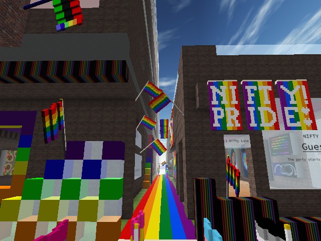 #NiftyPride Parade start location (in 10 minutes!!!)