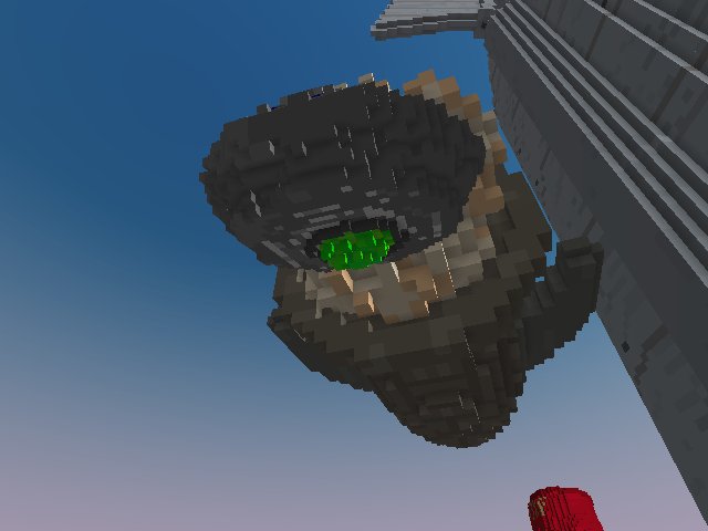 What is that UFO pooping?