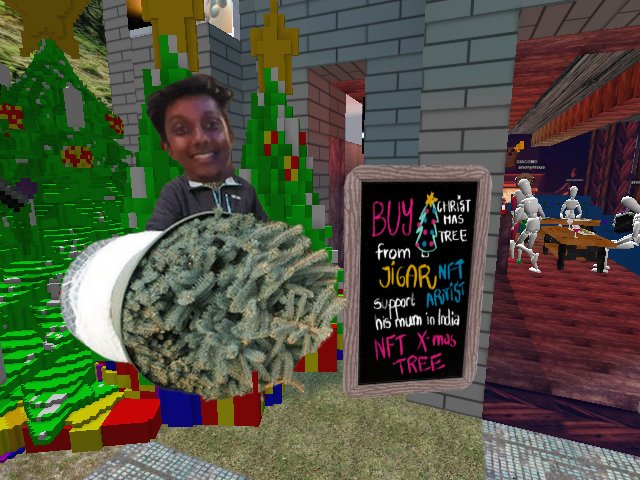 christmas tree voxel model for sale