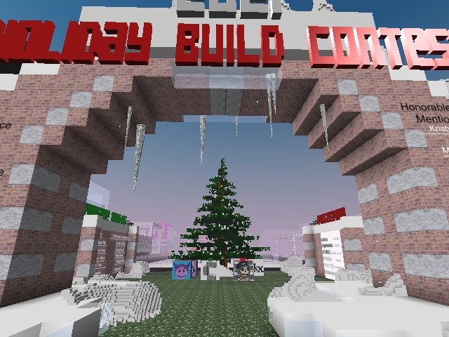 Holiday build competition parcel - all links to winning builds displayed on front
