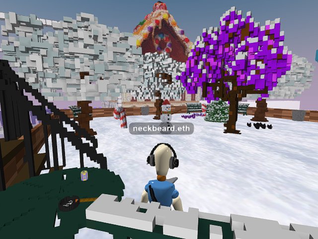 Still no snow in Chicago but snow has fallen in the metaverse.