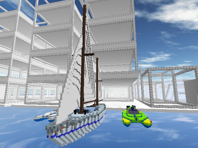 I want to build a pier with a lobster house on it!