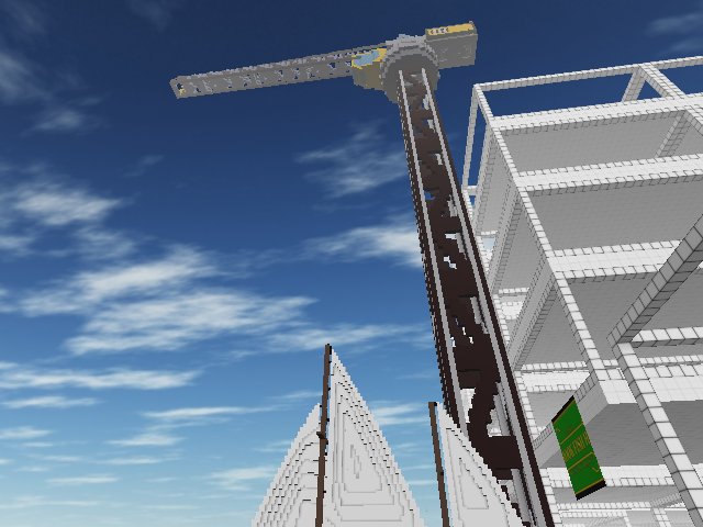 Oh! There's a Tower Crane at 101 Proton. Miner Industries is getting busy! Gotta build some fun stuff! Tweet at me pees! @thebeatminer