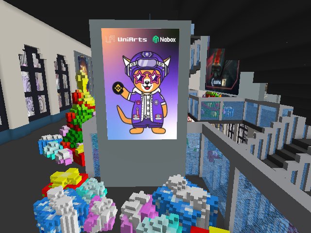 UniArts Metaverse Gallery on Cryptovoxels is officially open