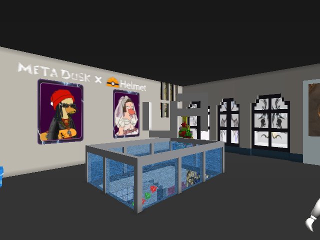 UniArts Metaverse Gallery on Cryptovoxels is officially open