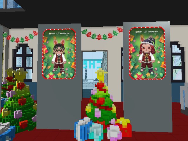 UniArts Metaverse Gallery on Cryptovoxels is officially open