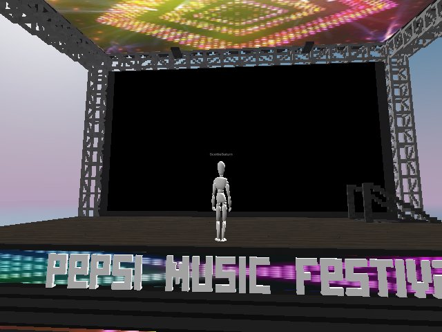 Turning Up At the Pepsi Music Festival!! I'm gonna perform on this stage one day!! Look out for me!! 🤴🏾💙🤘🏾⚡