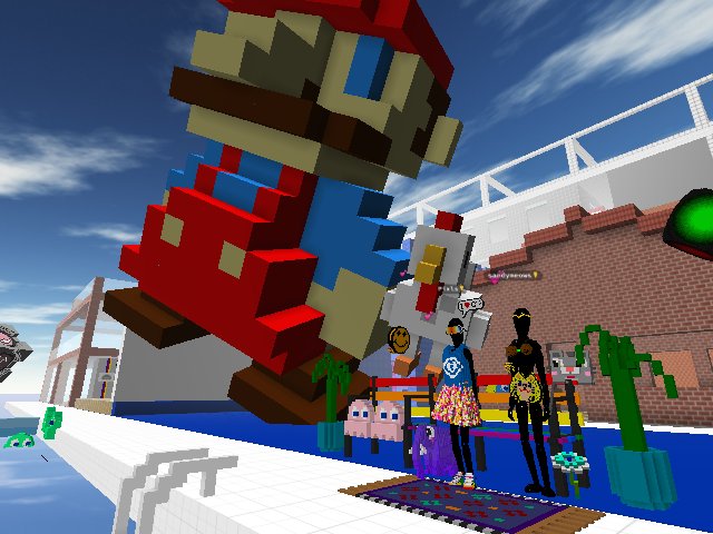 Hanging out with pixls <3 Girl time in CV world ^_^