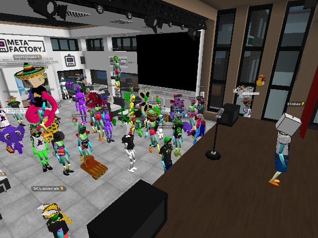 scary crowd