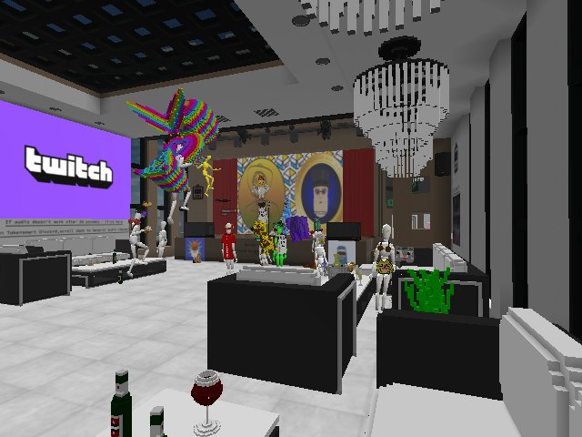 @CollectorshubA Show! Located @token_smart lounge in @cryptovoxels! @eizncr @WhaleShark_Pro