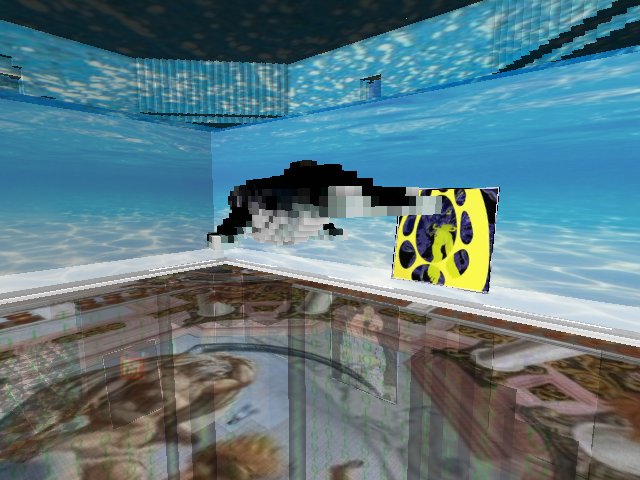 the whale area !!! second floor