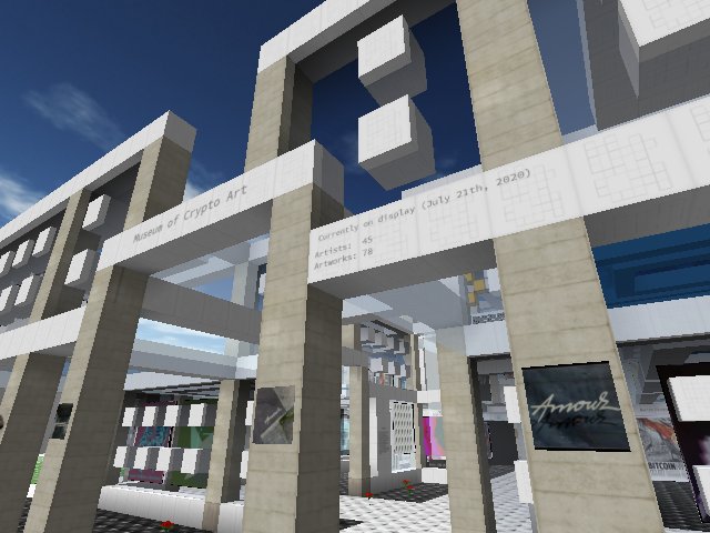 Visit MoCAmuseum, featuring 78 #digitalartworks #NFTs from 45 #cryptoartists