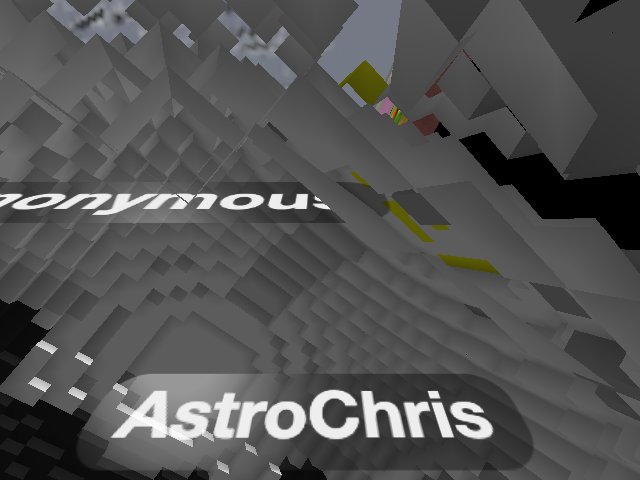 From inside of AstroChris spacesuit ... wooohooo #amazingdevya lol