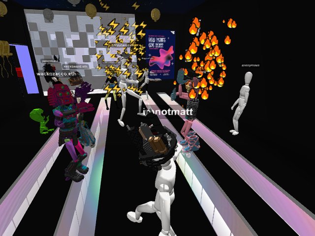 Watching Dr. Datamosh perform for NYE at the Vox Virtual Venue!