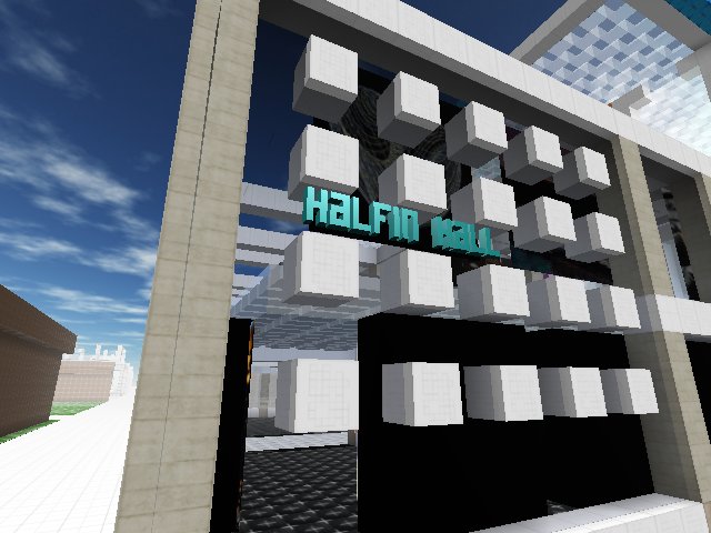@halfin Hall at #MoCAmuseum in @cryptovoxels