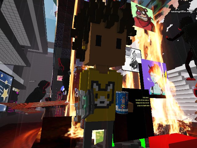 THEY ARE BURNING THINGS HERE. MEEBIT VERY AFRAID.