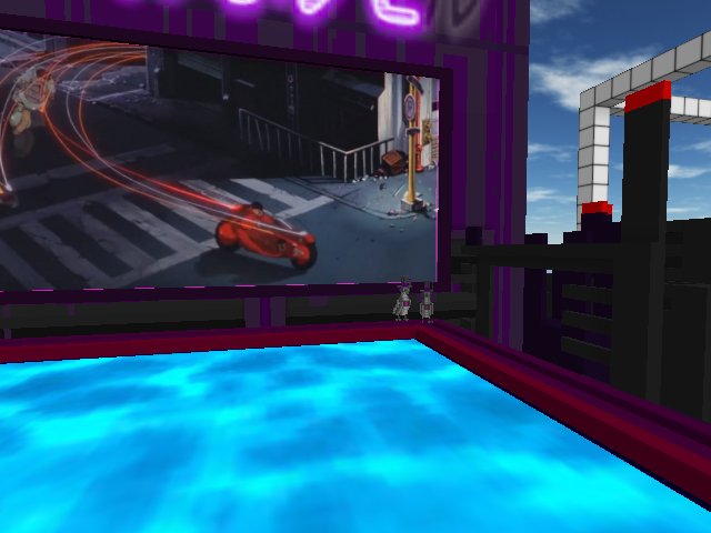 In th Hottub on the rooftops of the Voxel hotel, watching movies :-)