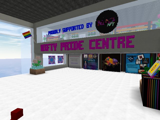 A bit late to the party but great to have a look around the Nifty Pride art centre today. I love the islands! :-)