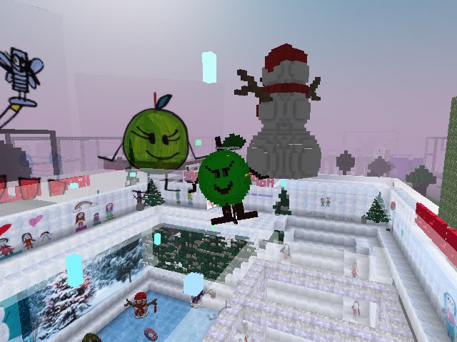 Green Apple at Amazing Devya's Winter Wonderland!
